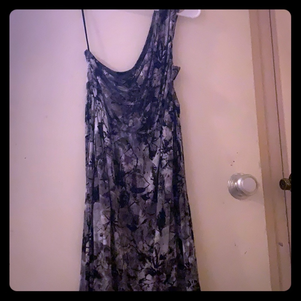 Floral one strap dress